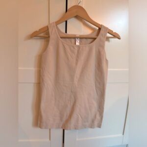 Spanx smoothing shape wear tank top size L/XL in beige